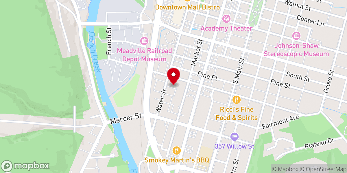 Map showing location of St Mary's Church
