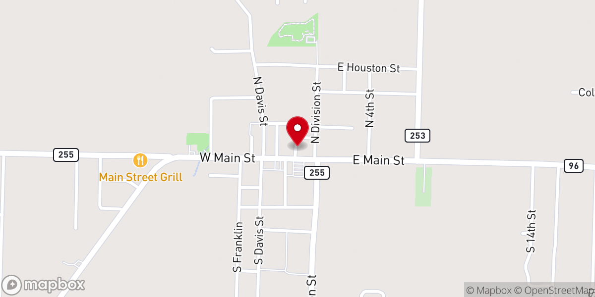Map showing location of First Lavaca Building C