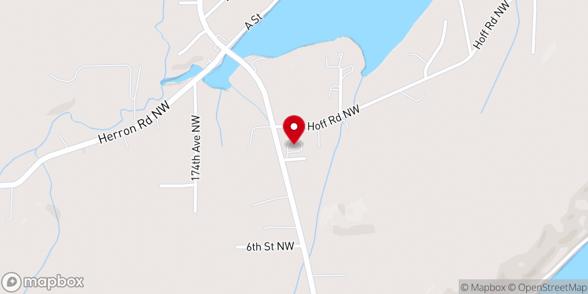 Map showing location of Key Peninsula Community Services