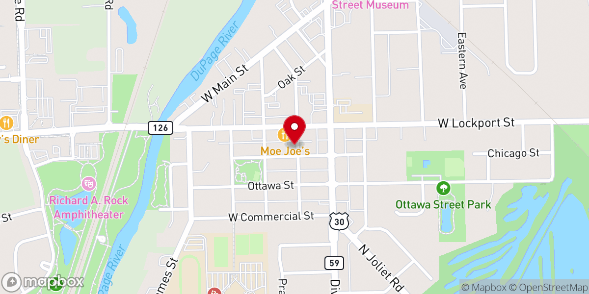 Map showing location of Plainfield United Methodist
