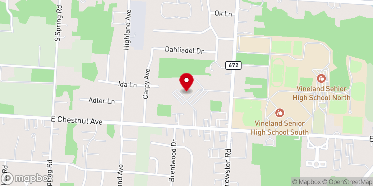 Map showing location of Chestnut Assembly