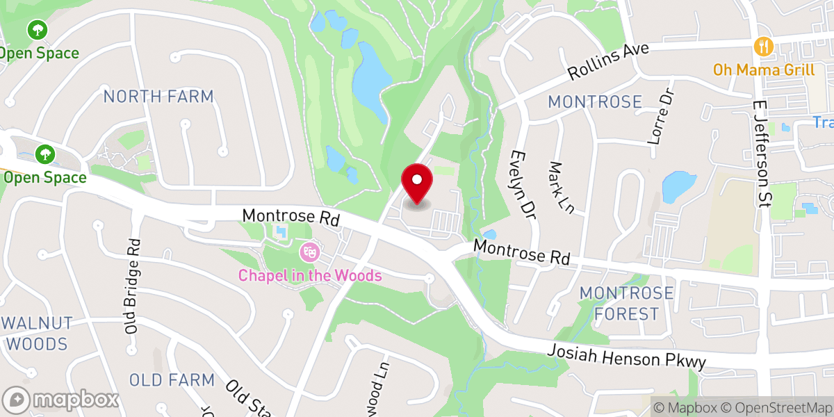 Map showing location of St. Elizabeth Catholic Church