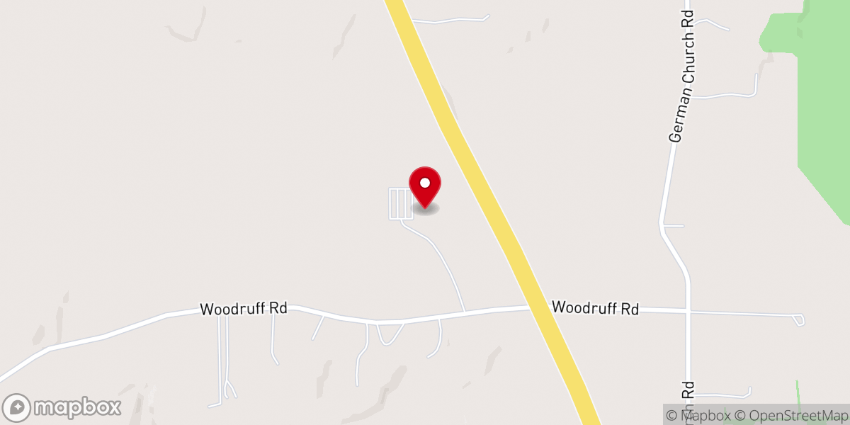 Map showing location of Impact Church