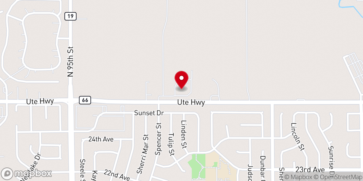 Map showing location of Faith Community Lutheran