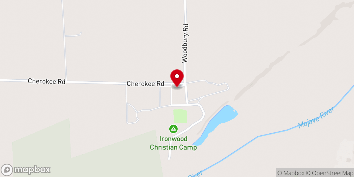Map showing location of Faith Baptist Church of Cherokee Road