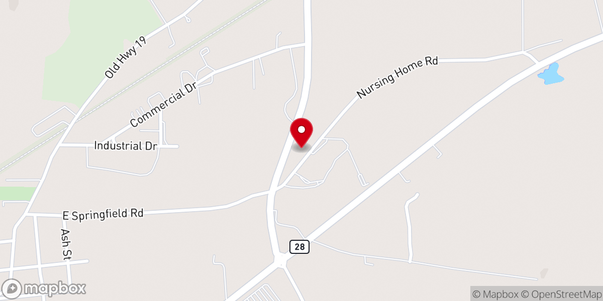Map showing location of Christ Community Church