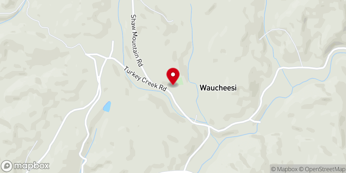 Map showing location of Miller Chapel