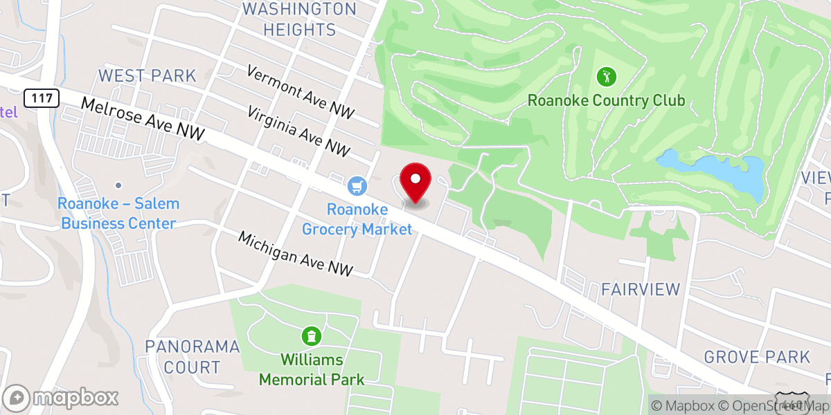Map showing location of God's House Baptist Ministry