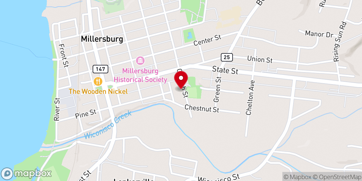 Map showing location of RML