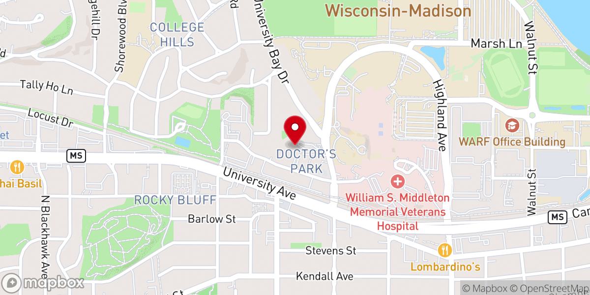 Map showing location of First Unitarian Society