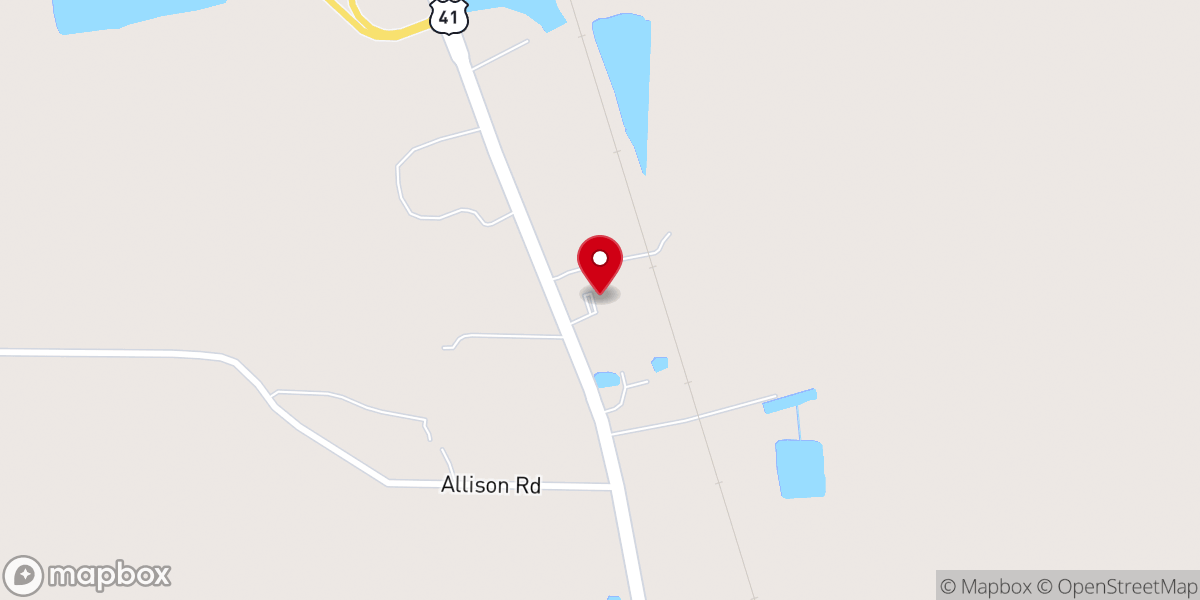 Map showing location of New Covenant Church of Cordele
