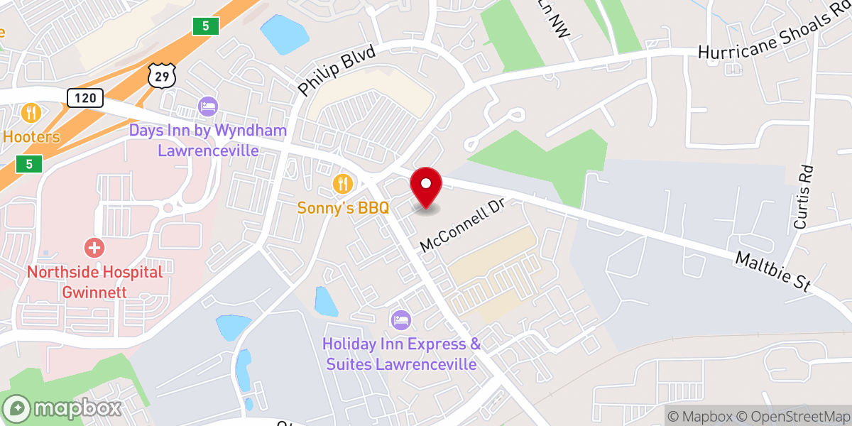Map showing location of Refreshing Hour Chapel International