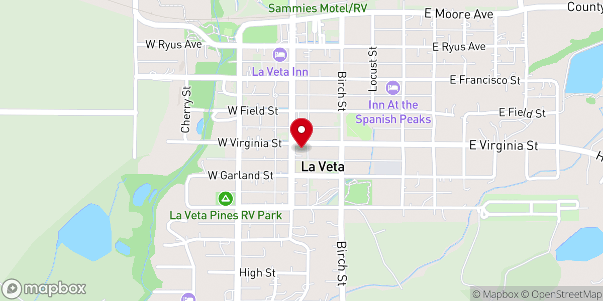 Map showing location of Christ the King Catholic Mission