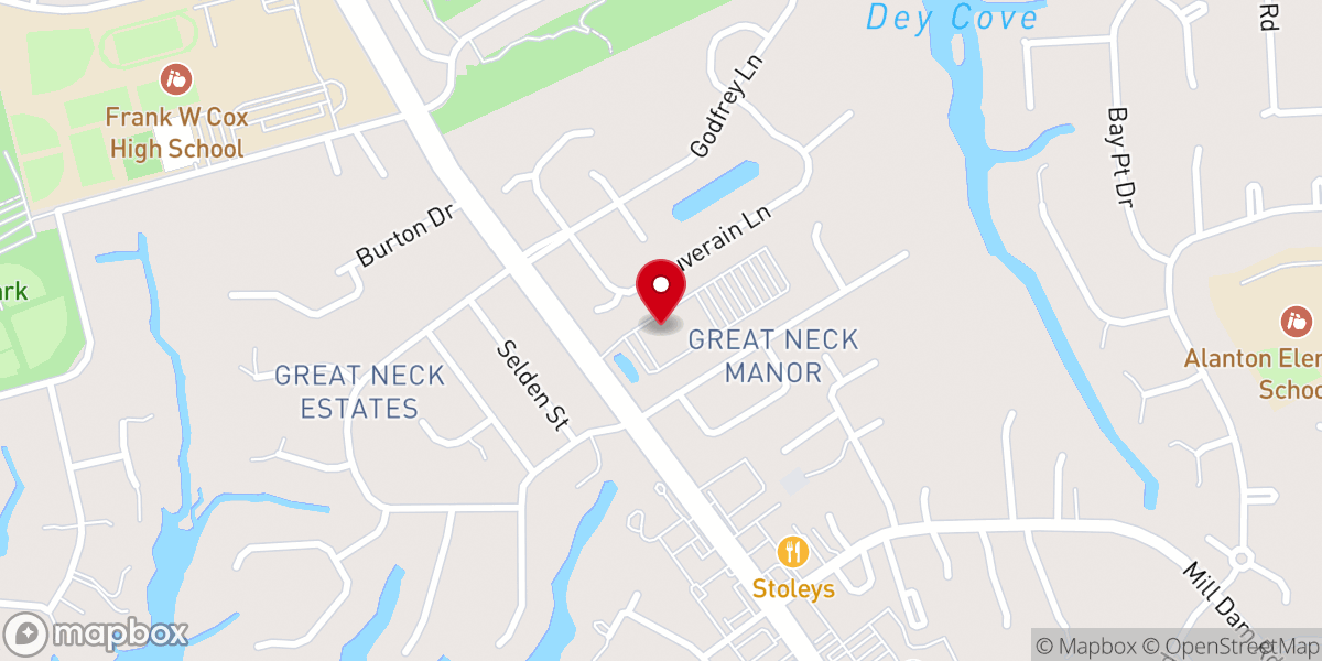 Map showing location of Spring Branch Community Church