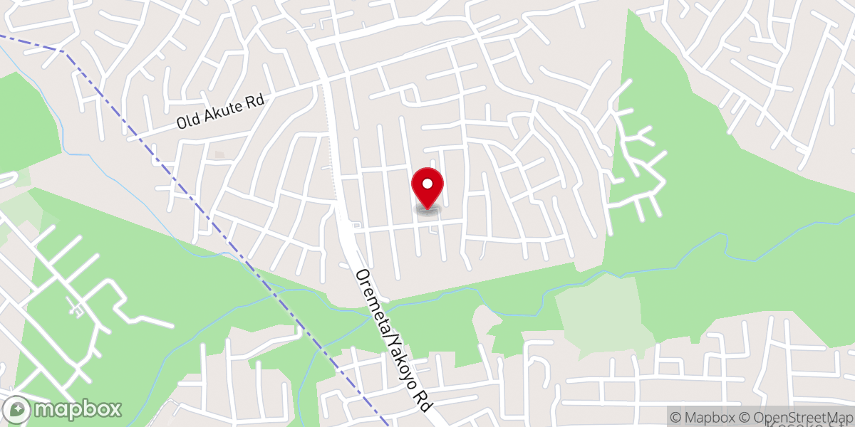 Map showing location of St. John Bosco Catholic Church
