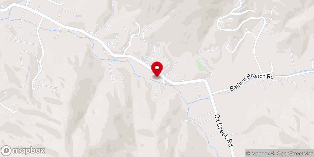 Map showing location of Union Valley Church