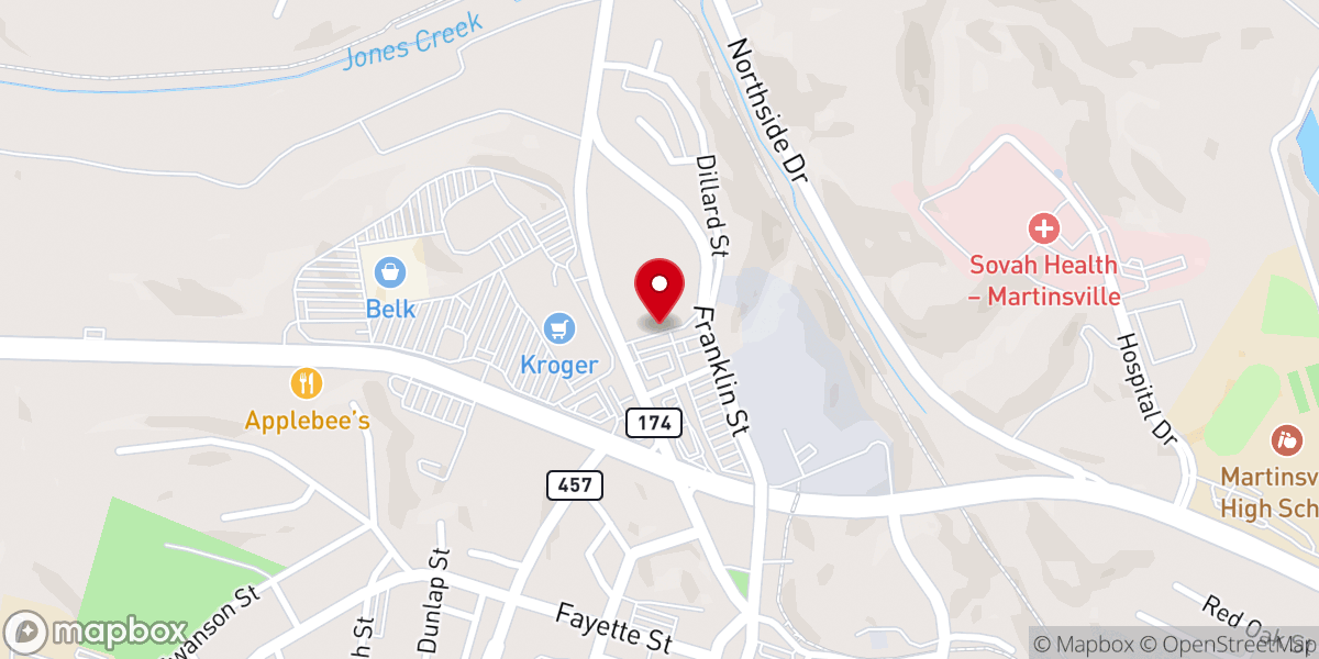 Map showing location of Grace Network