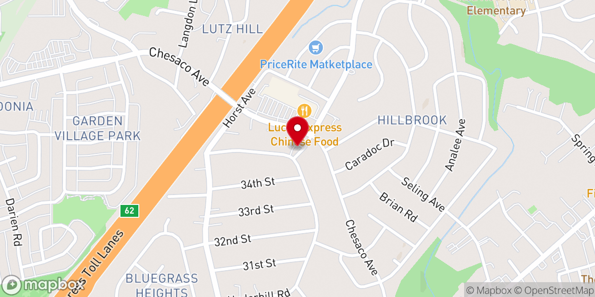 Map showing location of The Apostolic Church LAWNA Rosedale Assembly, Maryland