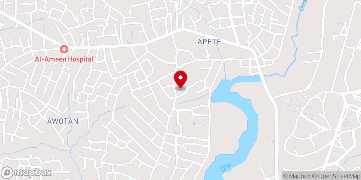 Map showing location of THE APOSTOLIC CHURCH NIGERIA, PAPA ASSEMBLY