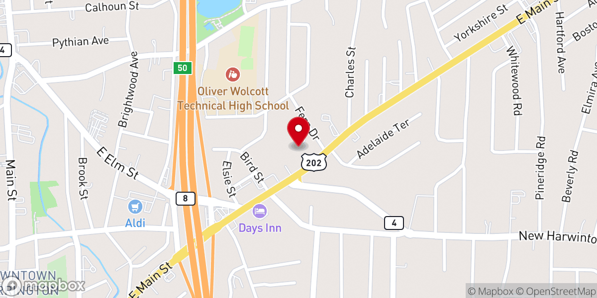 Map showing location of Torrington SDA Church