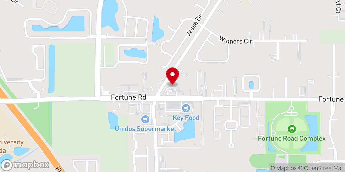 Map showing location of Iglesia de Avivamiento Jehová es tu Redentor