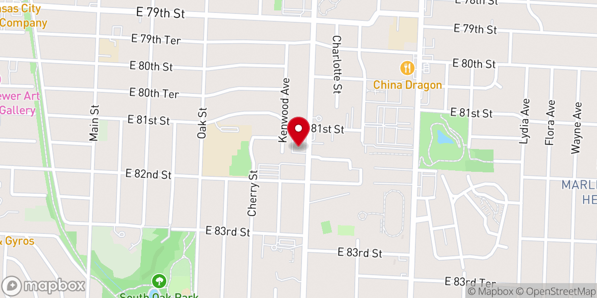 Map showing location of Mainstream Bible Outreach Society