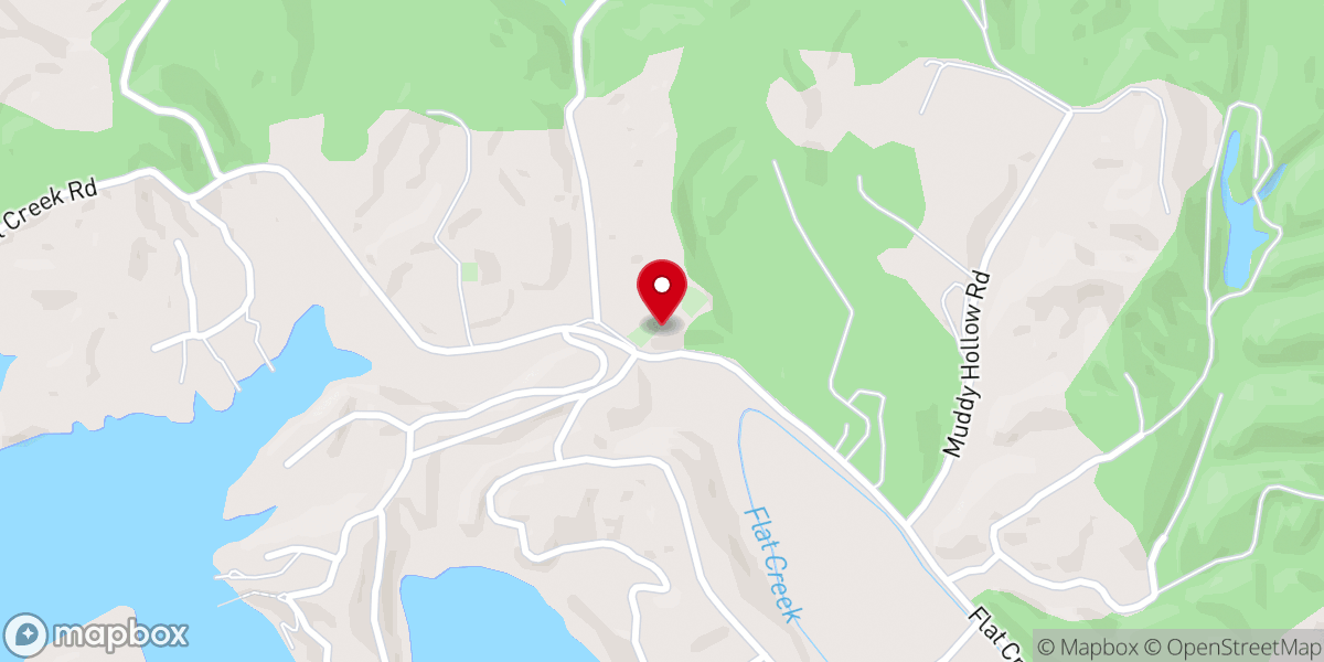 Map showing location of Jones Chapel Baptist Church
