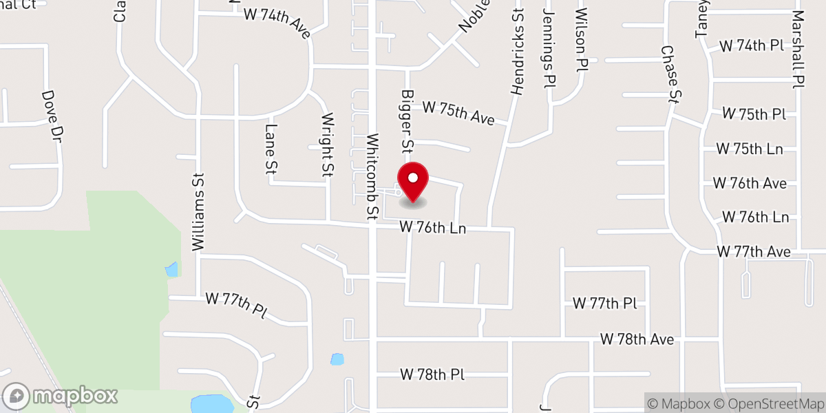 Map showing location of Faith Temple of Christ