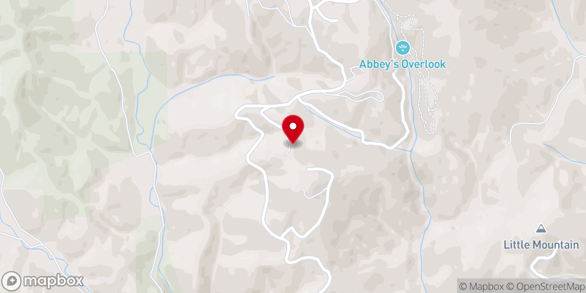 Map showing location of Lake Toxaway Baptist Church Prsng