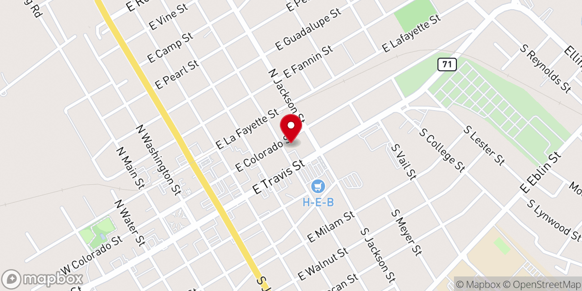 Map showing location of St. James Episcopal Church
