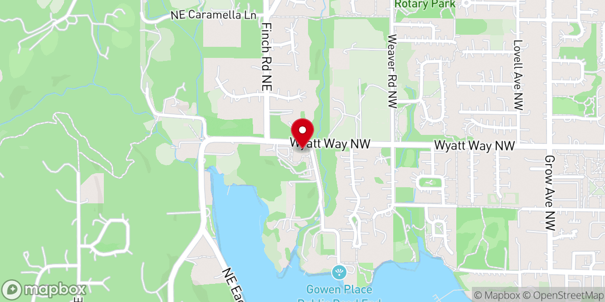 Map showing location of St. Barnabas Episcopal Church