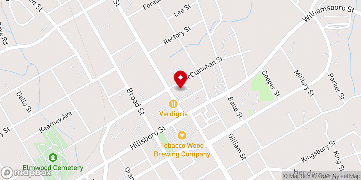 Map showing location of St. Stephen's Episcopal Church