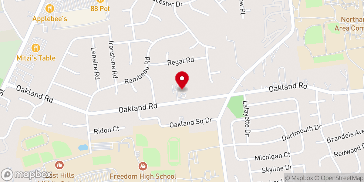 Map showing location of Epworth United Methodist Church