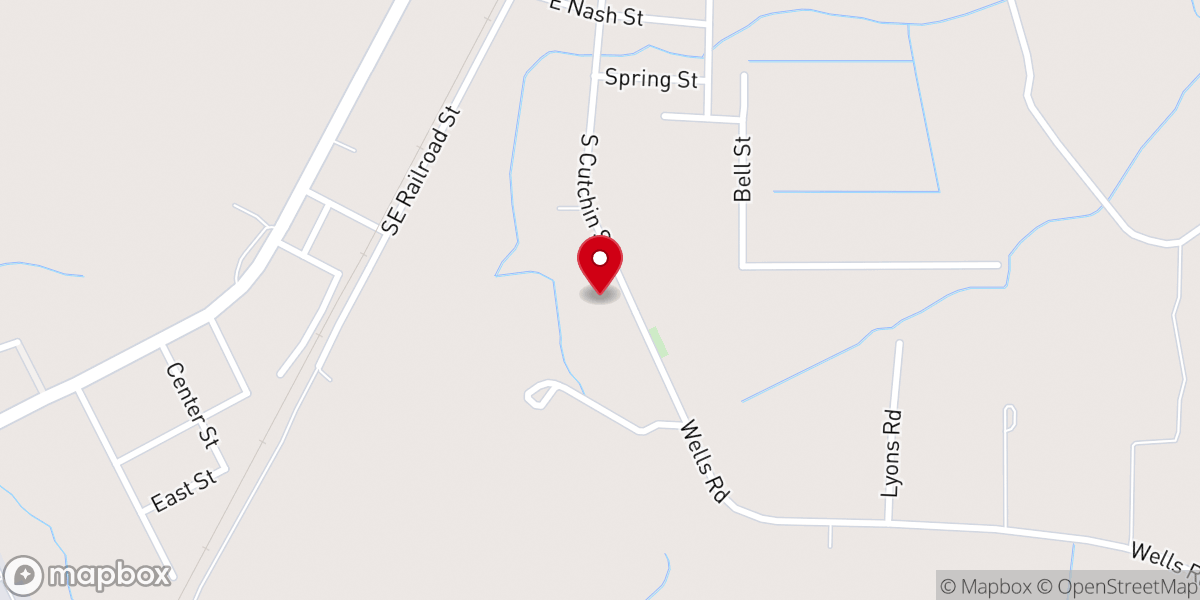 Map showing location of Jerusalem Missionary Baptist Church