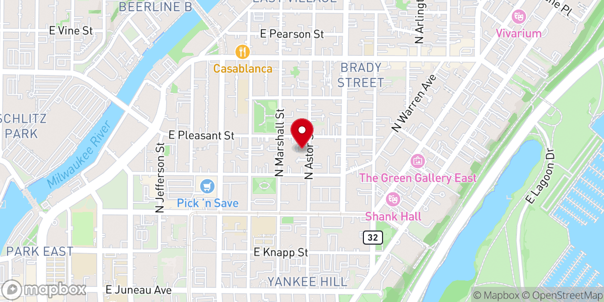 Map showing location of New Jerusalem Evangelistic Temple