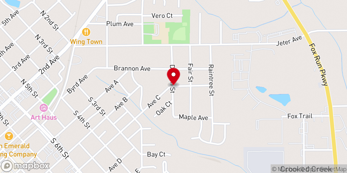 Map showing location of auburn district missionary baptist association