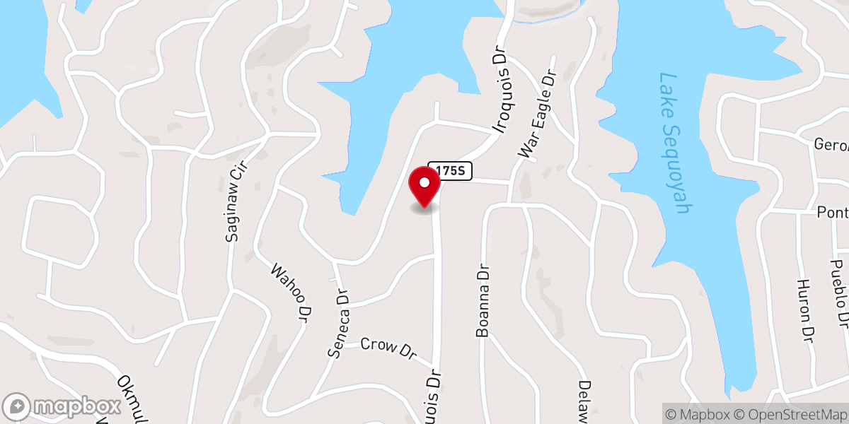 Map showing location of House of Luke Ministries
