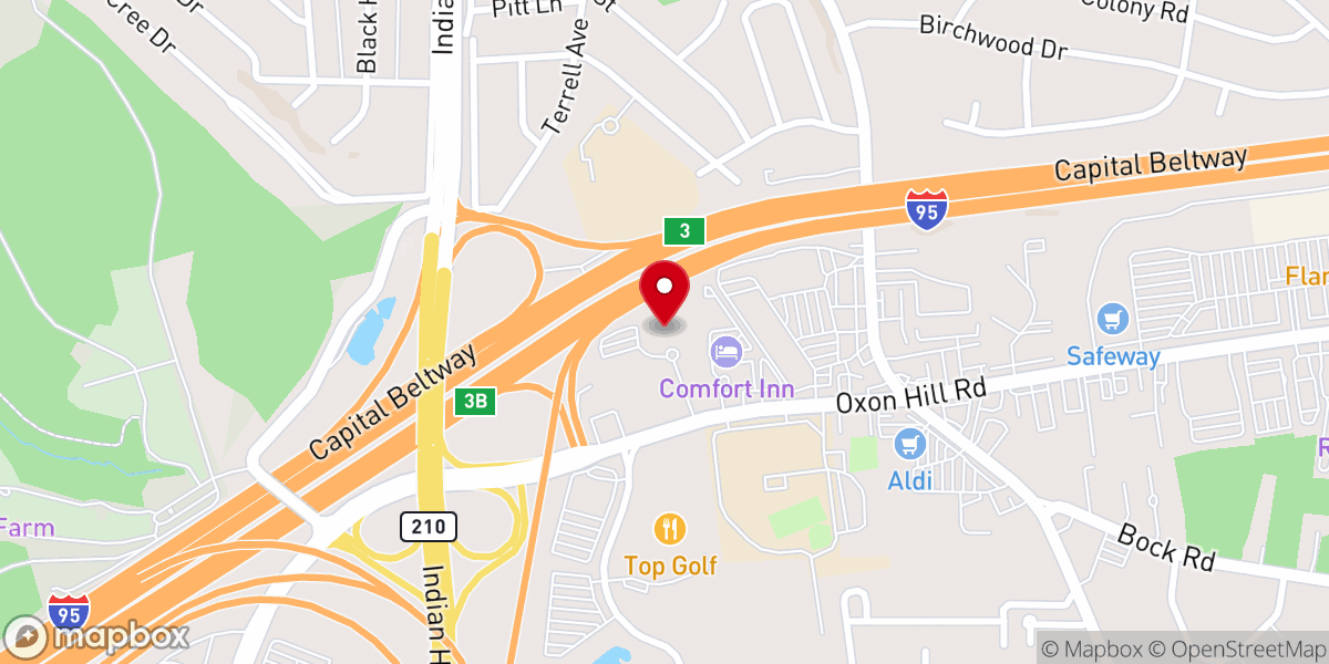 Map showing location of Forest Heights Baptist Church