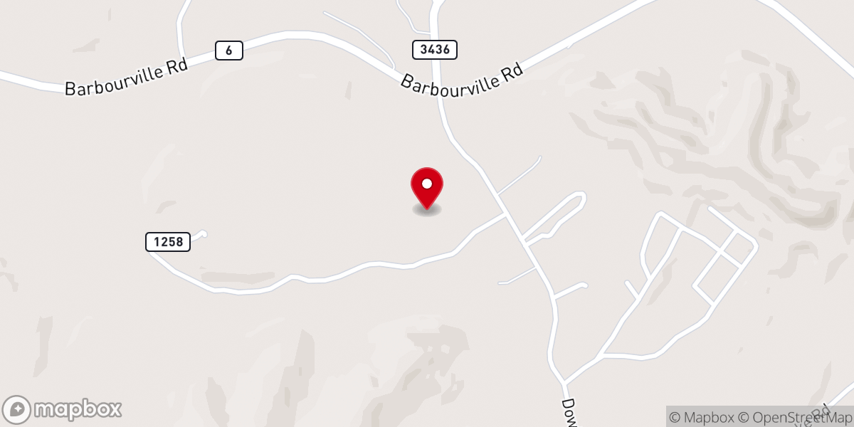 Map showing location of Bunch's Janitorial