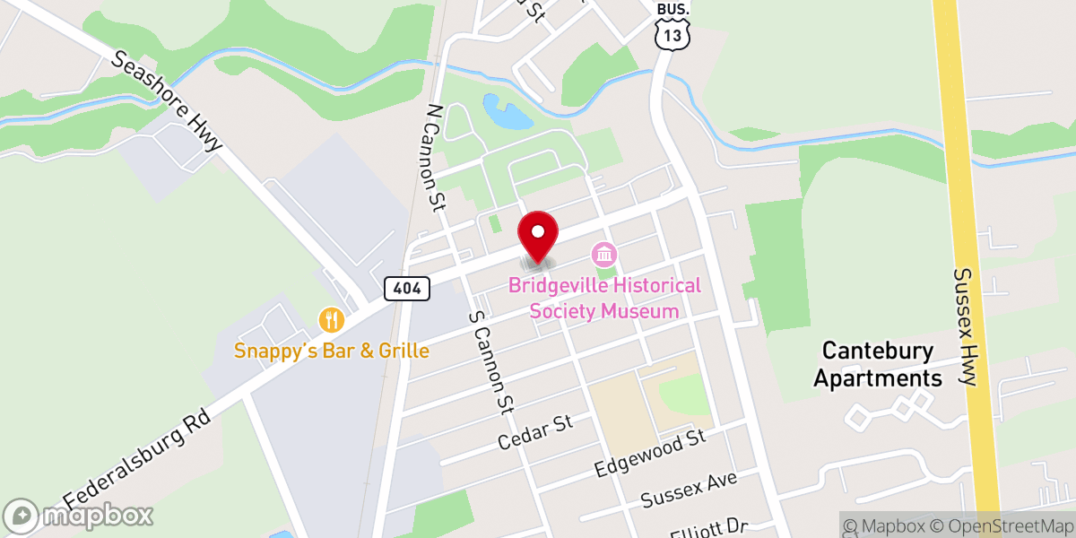Map showing location of Apple Scrapple