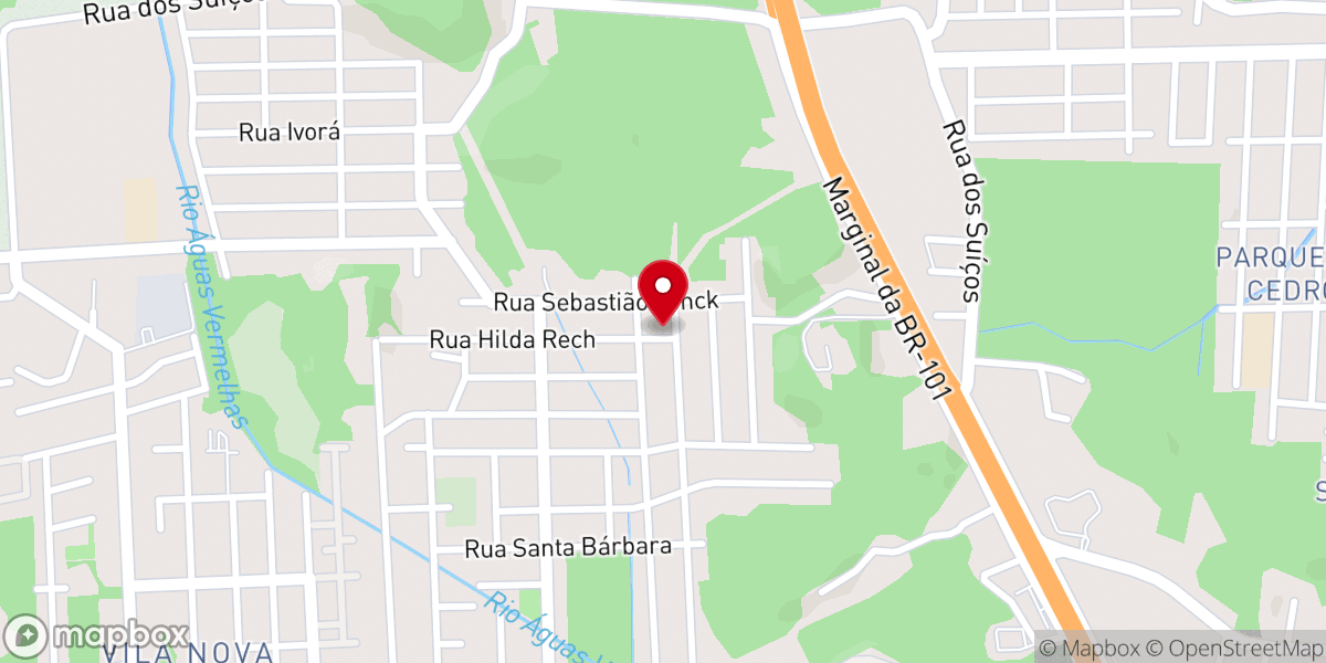 Map showing location of Comunidade Nossa Senhora do Monte Claro