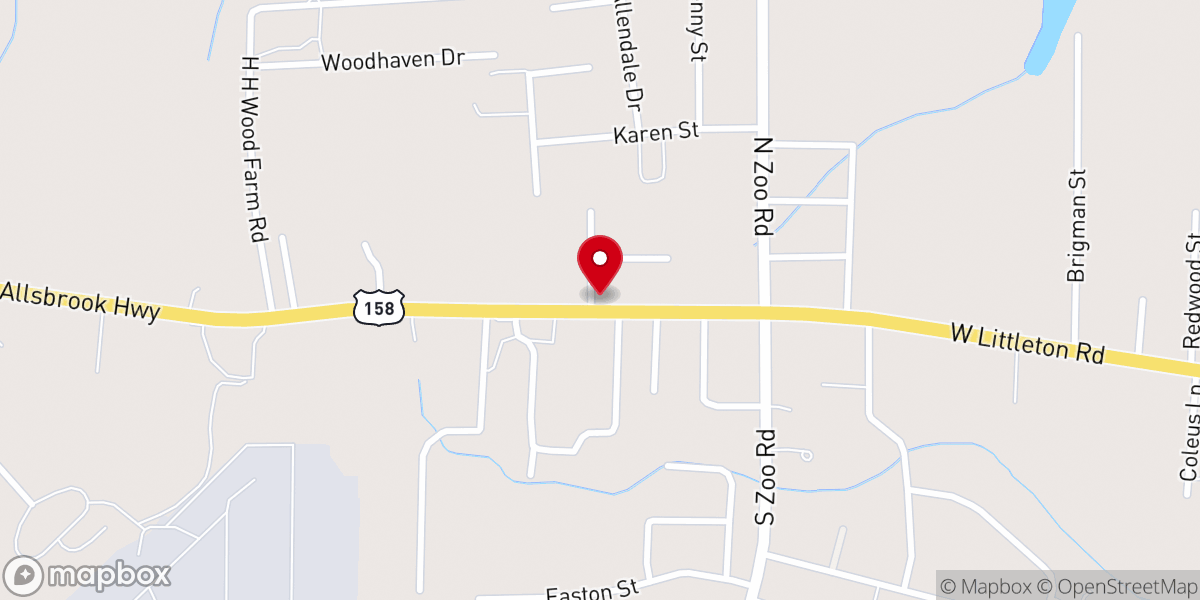 Map showing location of Gum Chapel