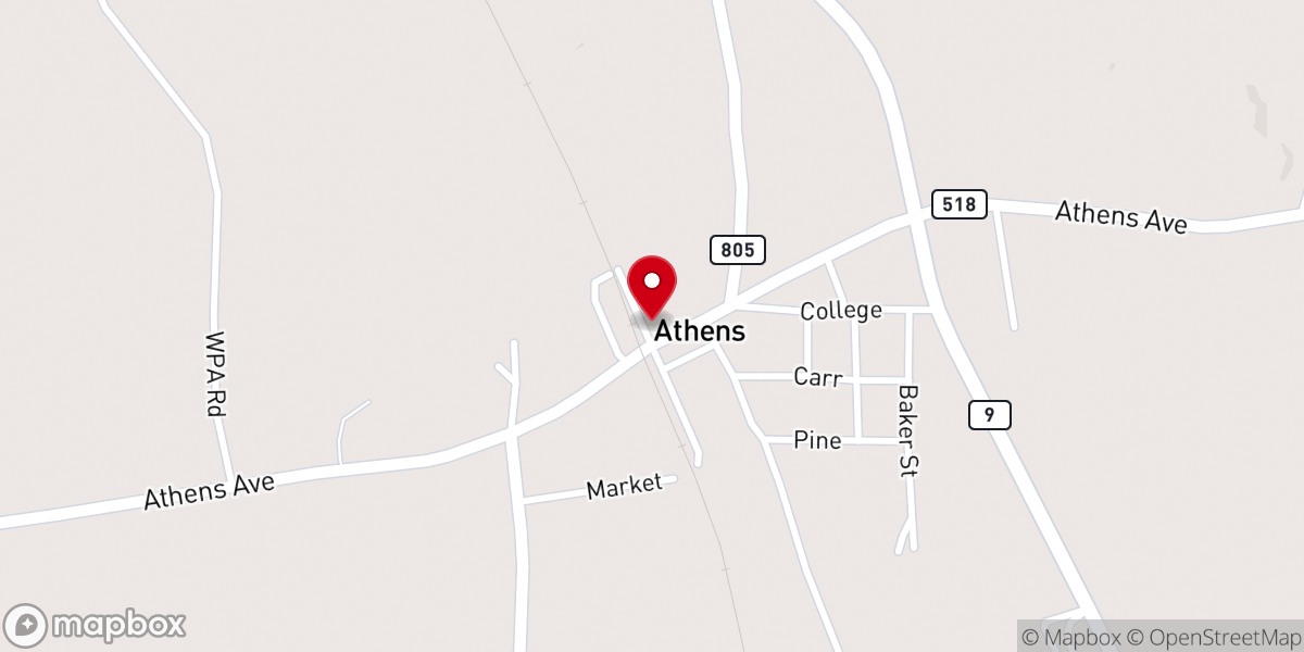 Map showing location of New Life Apostolic Church of Deliverance
