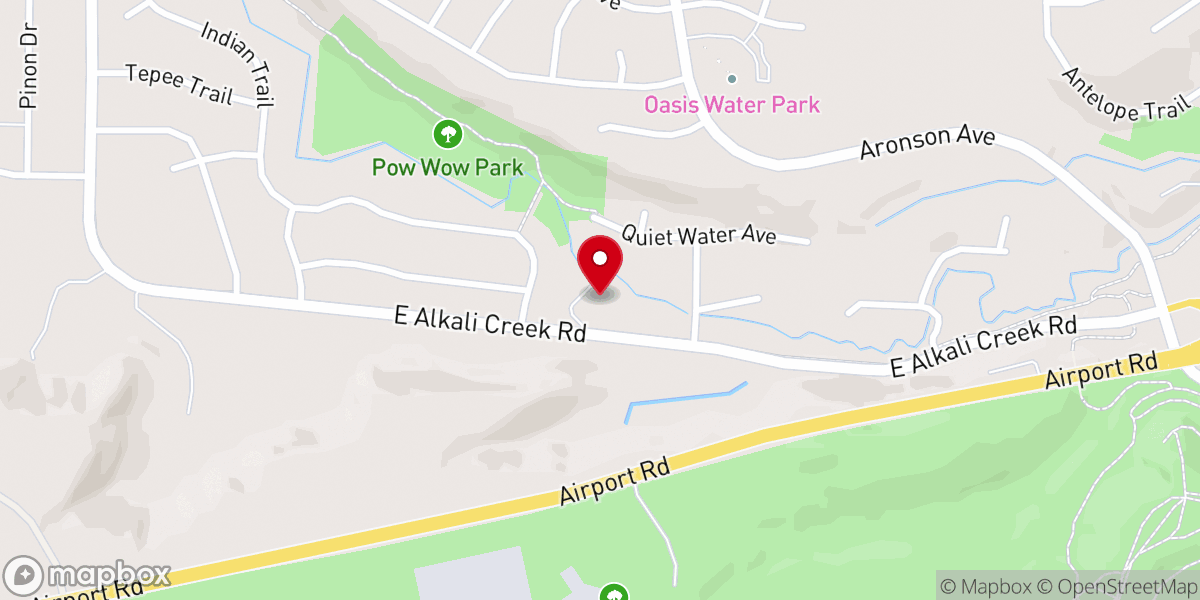 Map showing location of Big Sky Bible Church