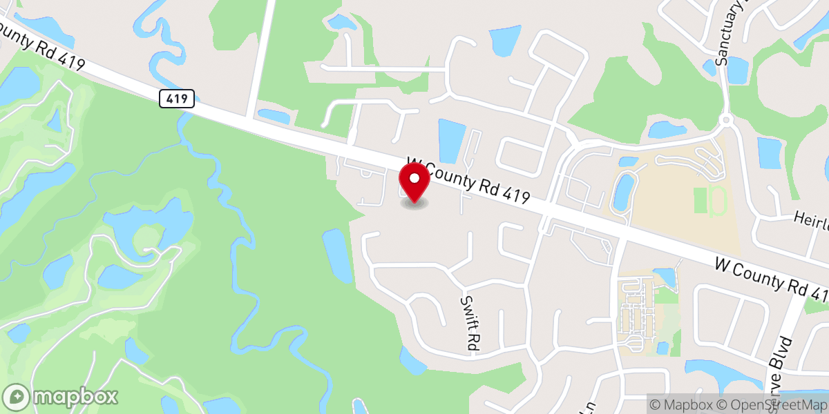 Map showing location of Covenant Presbyterian Church