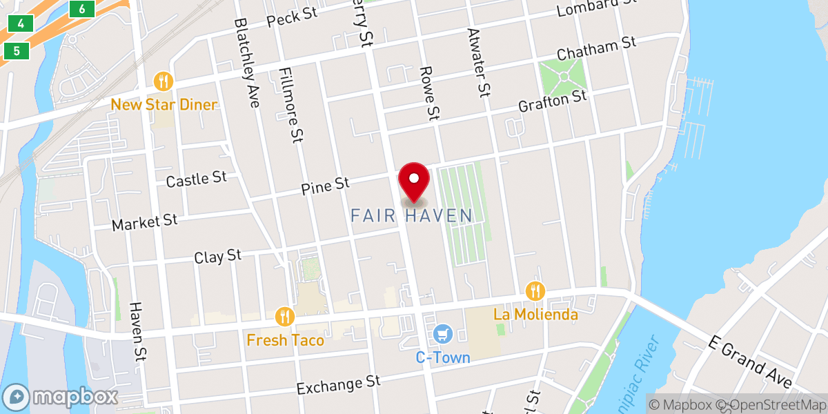 Map showing location of All Saints Catholic Academy