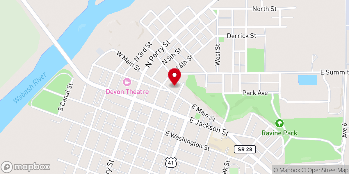 Map showing location of The Old Church