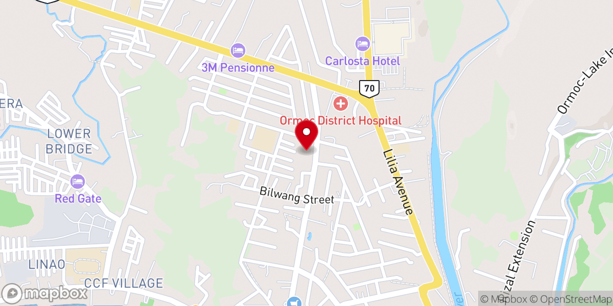 Map showing location of The Church of Jesus Christ of Latter-day Saints