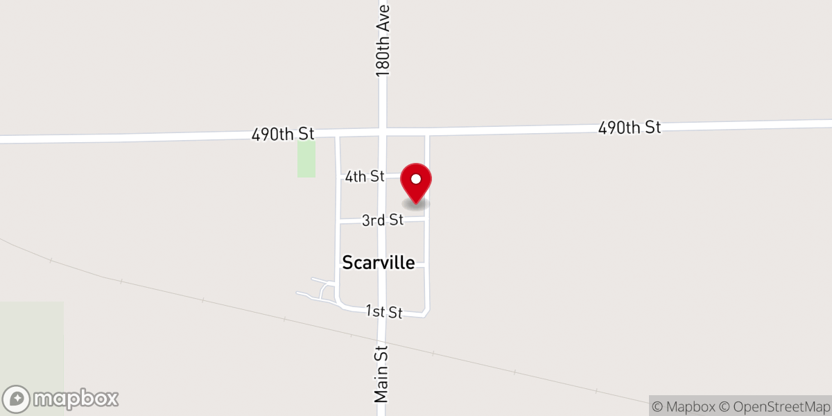 Map showing location of Immanuel Lutheran Church