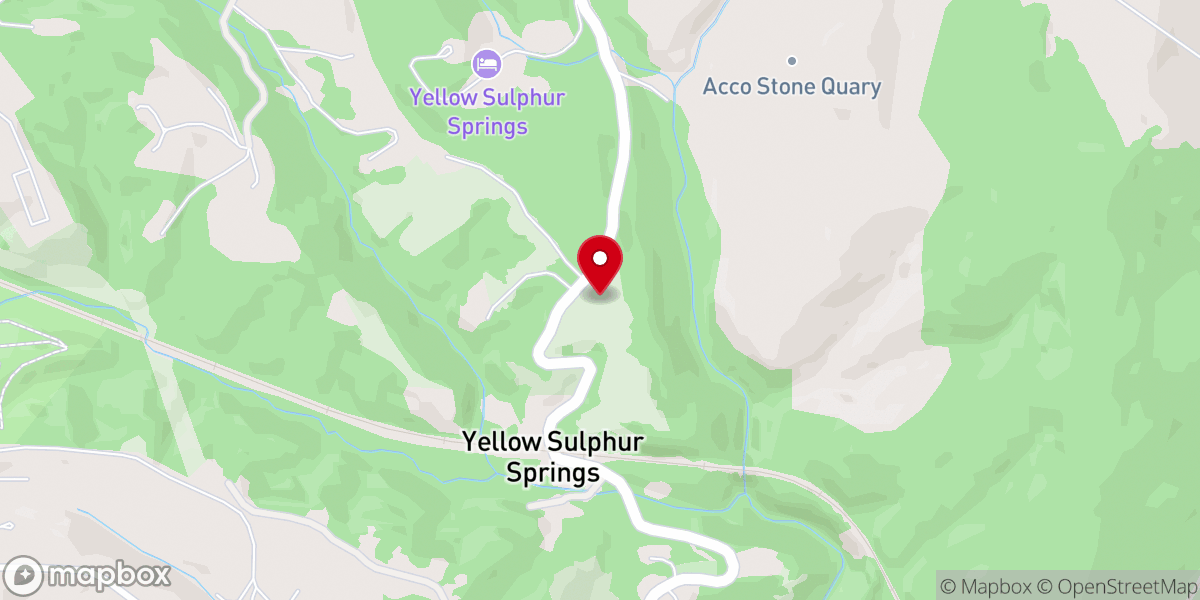 Map showing location of Blue Ridge Christian Camp Inc